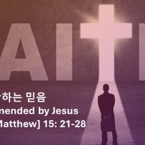 ‘주님이 칭찬하는 믿음’ 마 15:21-28