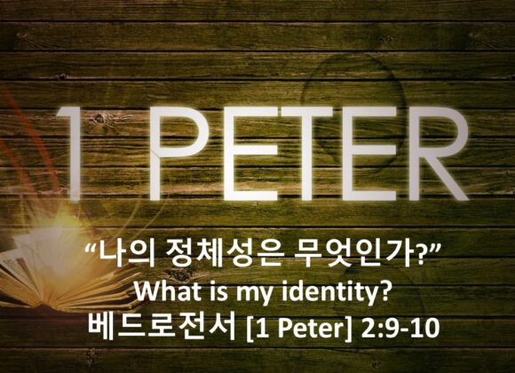 2/06/26 “나의 정체성은 무엇인가”  베드로전서 2장 9-10절